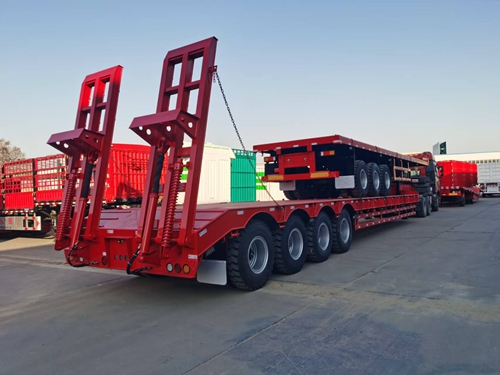 低平板运输半挂车价格